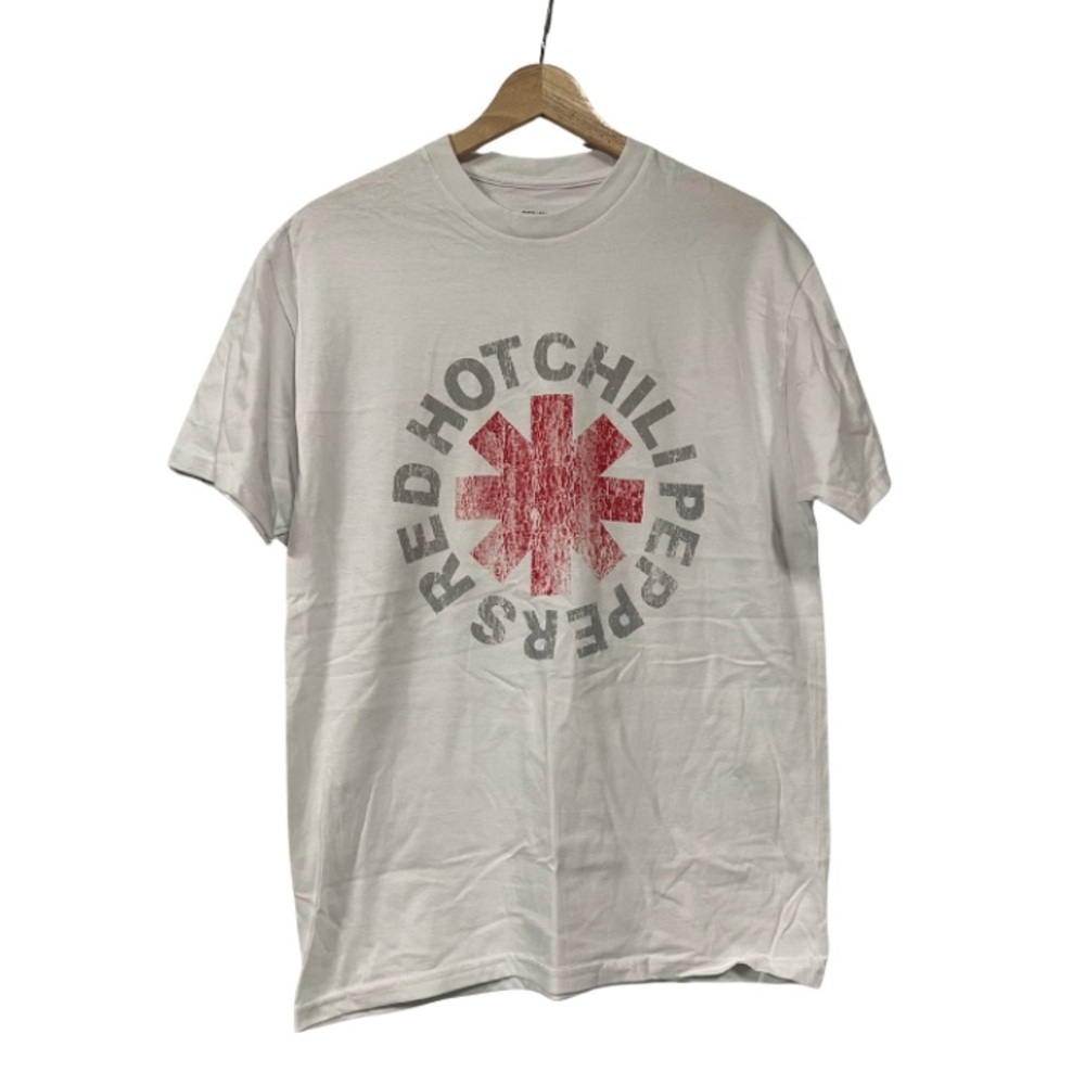 New - Red Hot Chili Peppers White Band T-Shirt